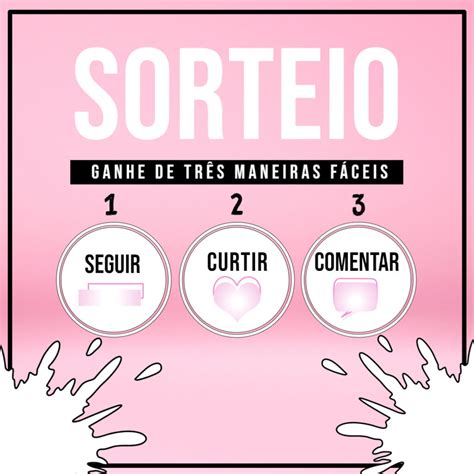 Sorteio No Instagram .